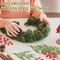 55PCS Christmas Artificial Pine Branches Set (A Style-55pcs) 14.9"D x 5.5"W x 3.9"H